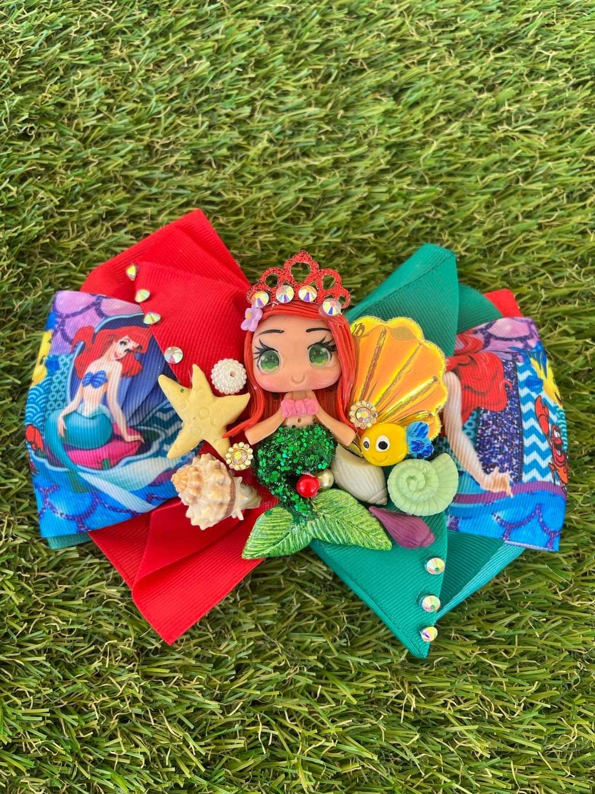 Lazo para el cabello sirenita